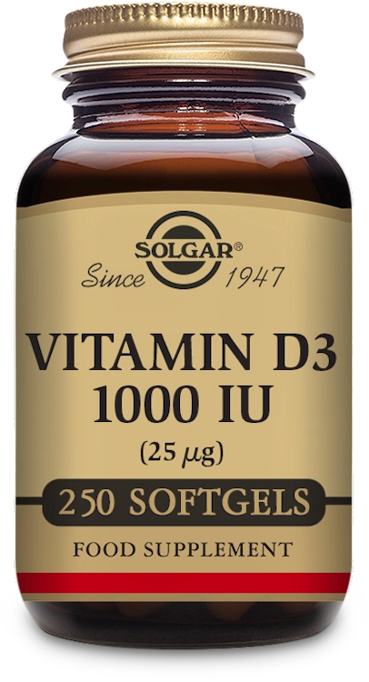 Photos - Vitamins & Minerals SOLGAR Vitamin D3 1000IU  250 Softgels (25µg)