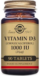 Solgar Vitamin D3 (Cholecalciferol) 1000IU (25µg) 90 Tablets