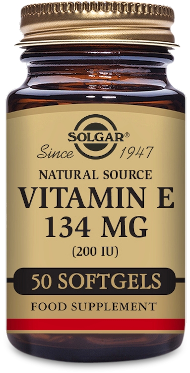 Photos - Vitamins & Minerals SOLGAR Vitamin E 134mg  50 Softgels (200IU)