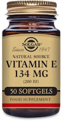 Solgar Vitamin E 134mg (200IU) 50 Softgels