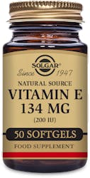 Solgar Vitamin E 134mg (200IU) 50 Vegetable Softgels