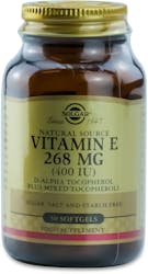 Solgar Vitamin E 268 mg (400 IU) 50 Softgels