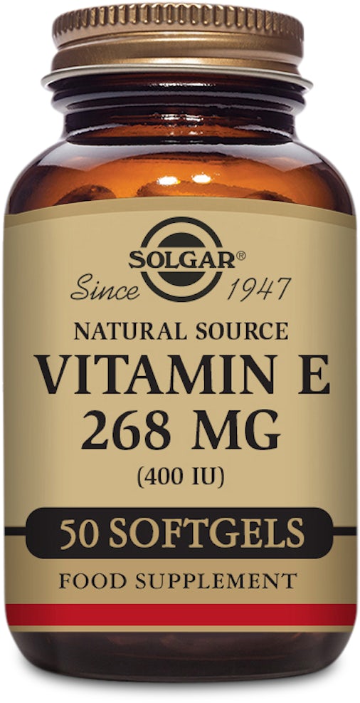 Solgar Vitamin E 268mg (400IU) 50 Softgels