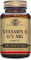 Solgar Vitamin E 671mg (1000IU) 100 Softgels