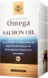 Solgar Full Spectrum Omega Salmon Oil 120 Softgels