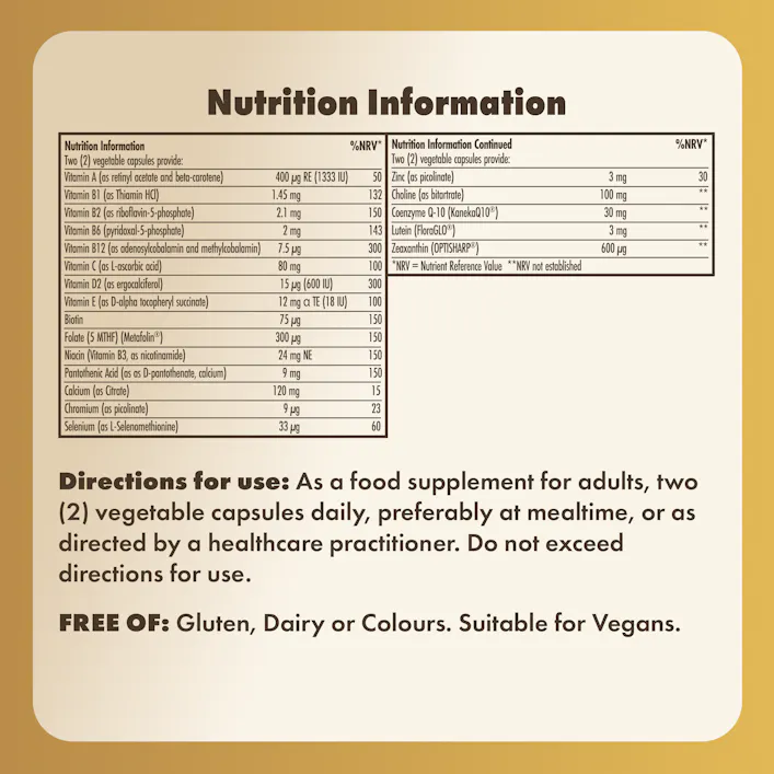 Solgar Women's 50+ Vitality Multivitamin 60 Capsules - 5