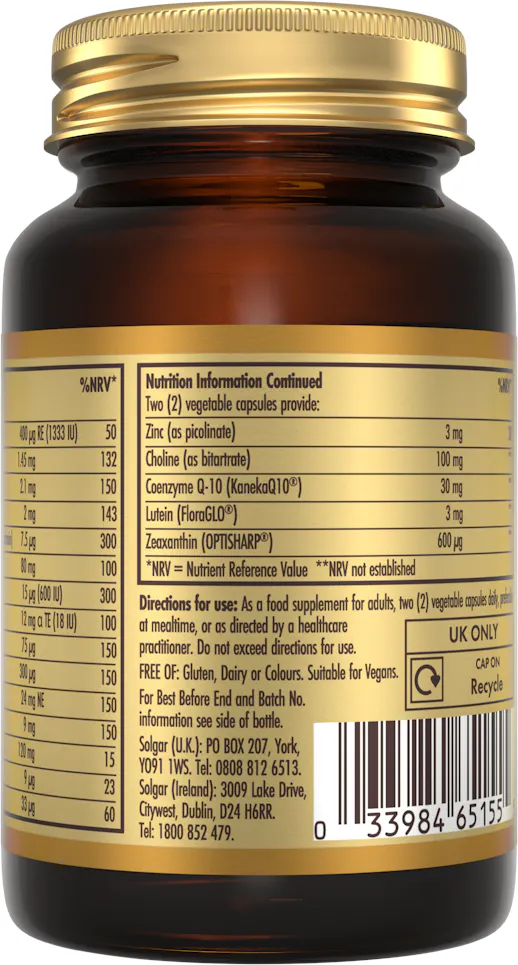 Solgar Women's 50+ Vitality Multivitamin 60 Capsules - 3