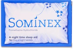 Sominex A Night Time Sleep Aid 16 Tablets