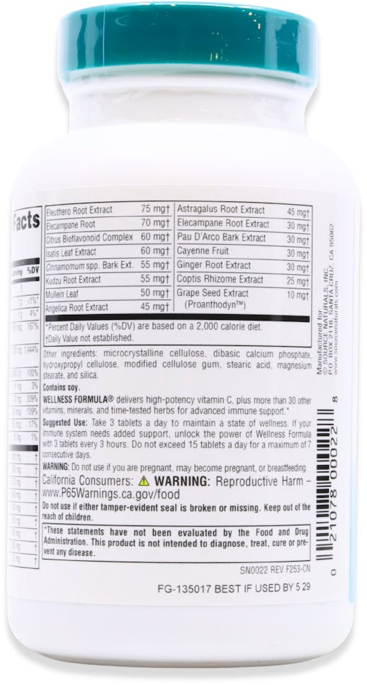 Source Naturals Wellness Formula 90 Tablets - 3