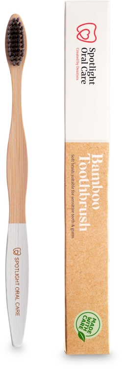 Spotlight Oral Care Bamboo Toothbrush White