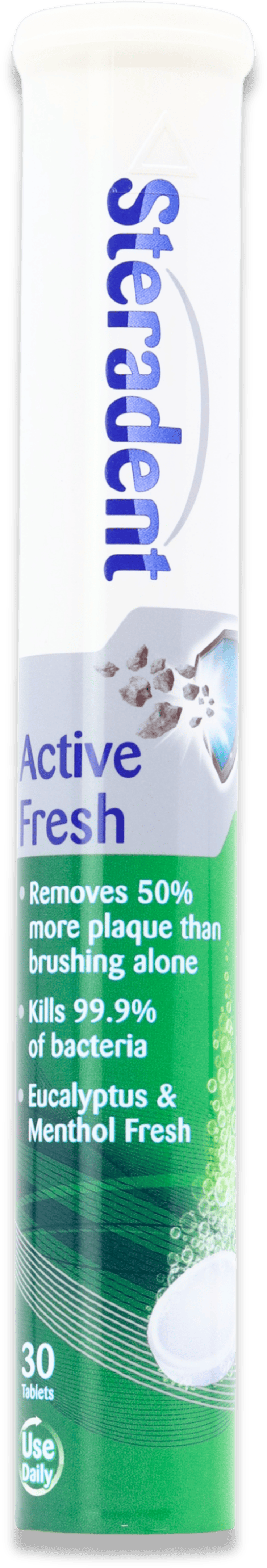 Steradent Active Fresh Daily 30 Tablets