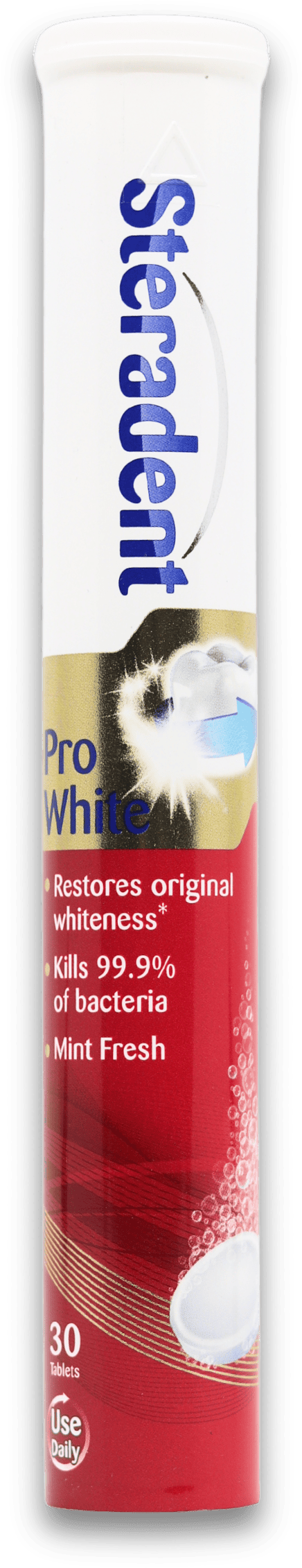 Steradent Pro White 30 Tablets