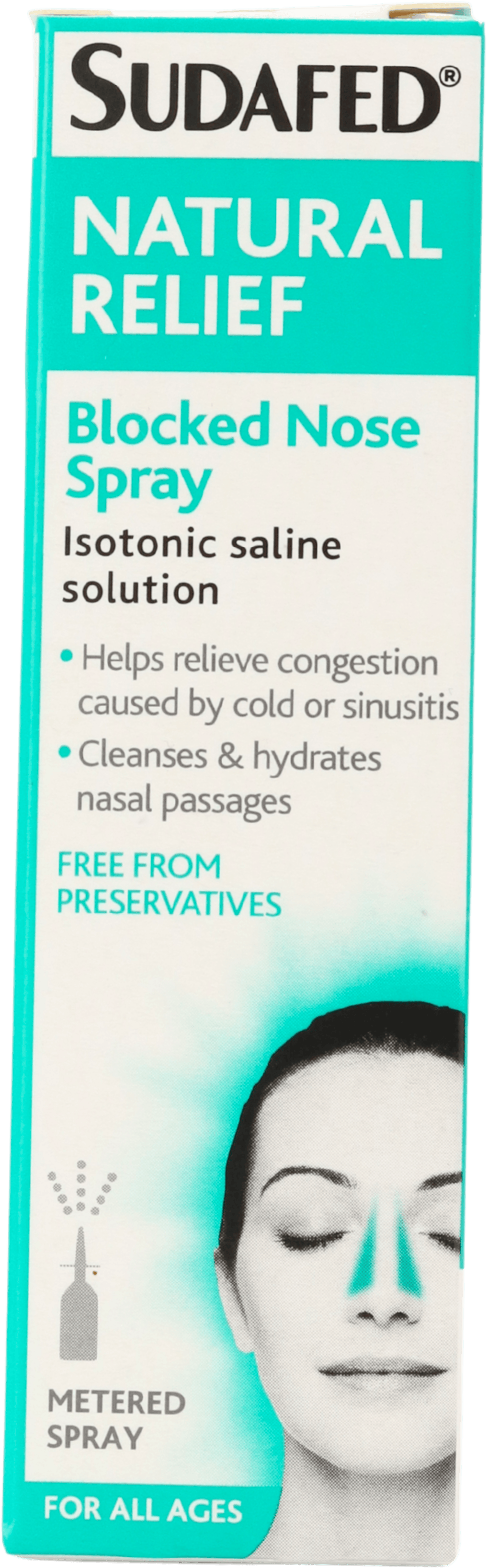 Sudafed Natural Relief Blocked Nose Spray 15ml