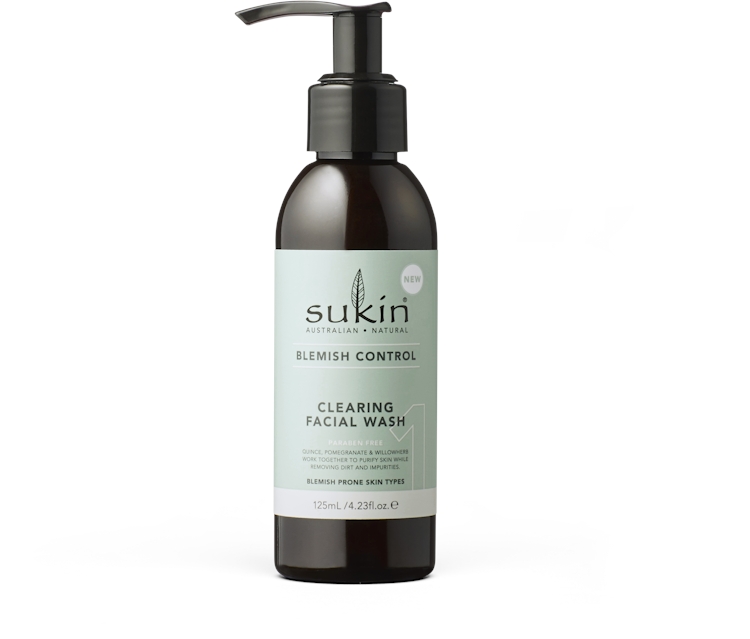 Sukin Blemish Control Clearing Facial Wash 125ml