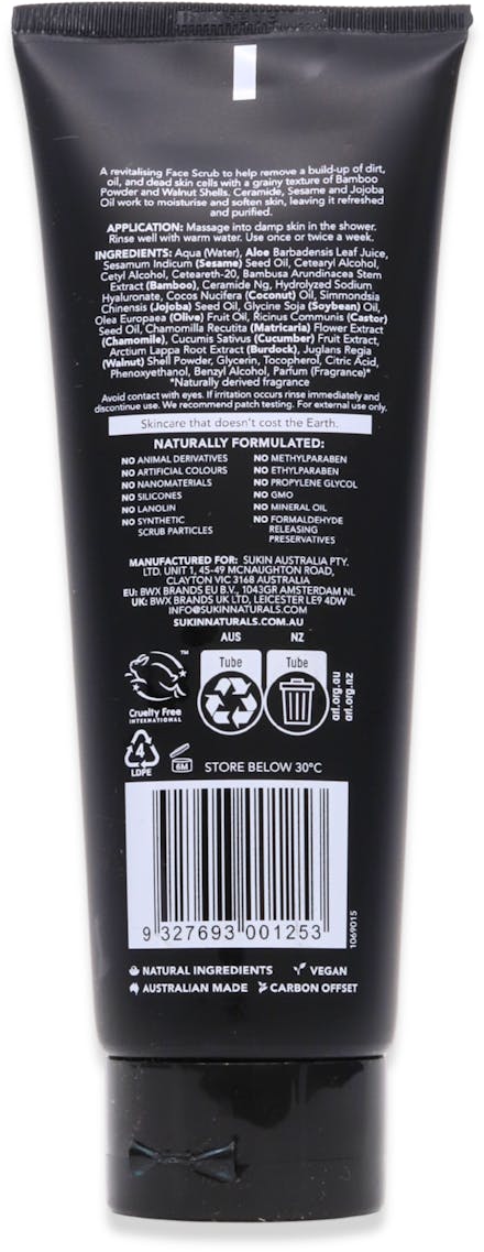 Sukin Face Scrub for Men 125ml - 2