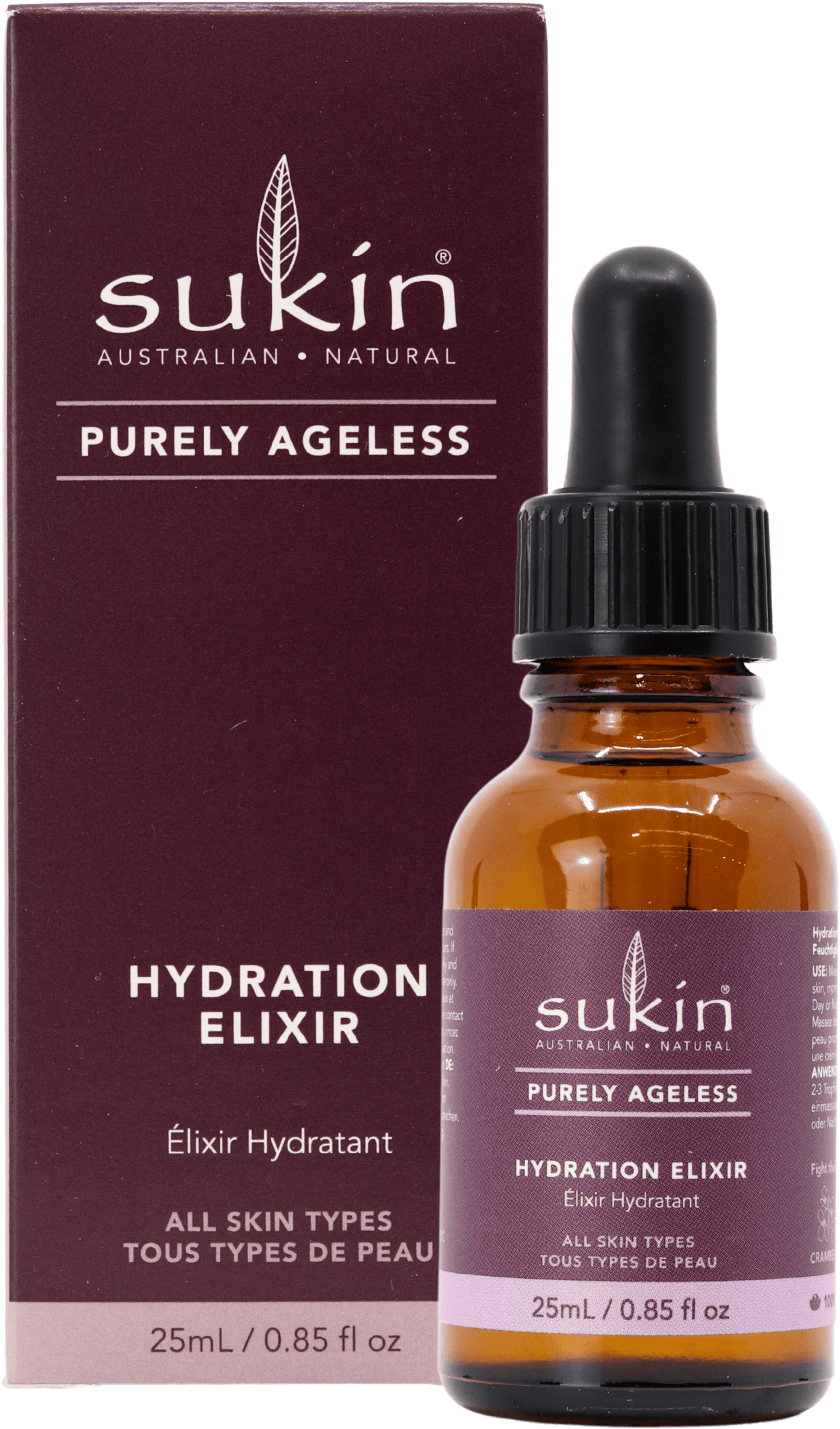 Sukin Purely Ageless Hydration Elixir 25ml