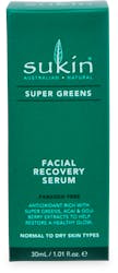 Sukin Super Greens Recovery Serum 30ml