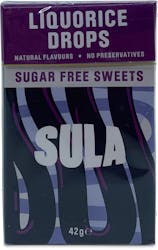 Sula Liquorice Sugar Free Sweets 42g