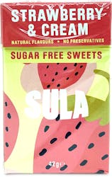 Sula Strawberry & Cream Sugar Free Sweets 42g