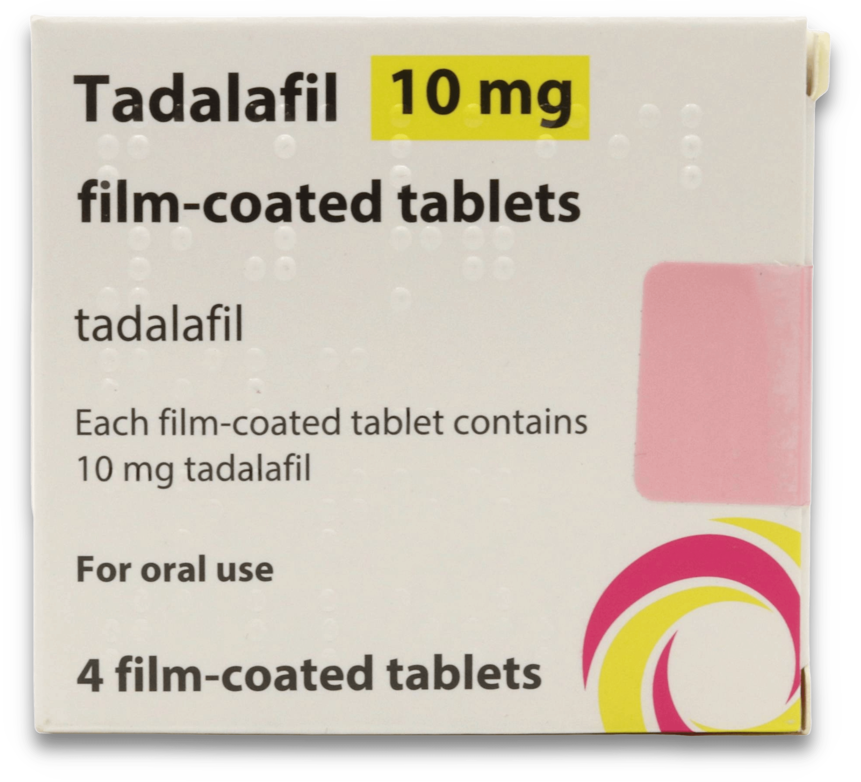 SUN-Pharma Tadalafil 10mg 4 tablets