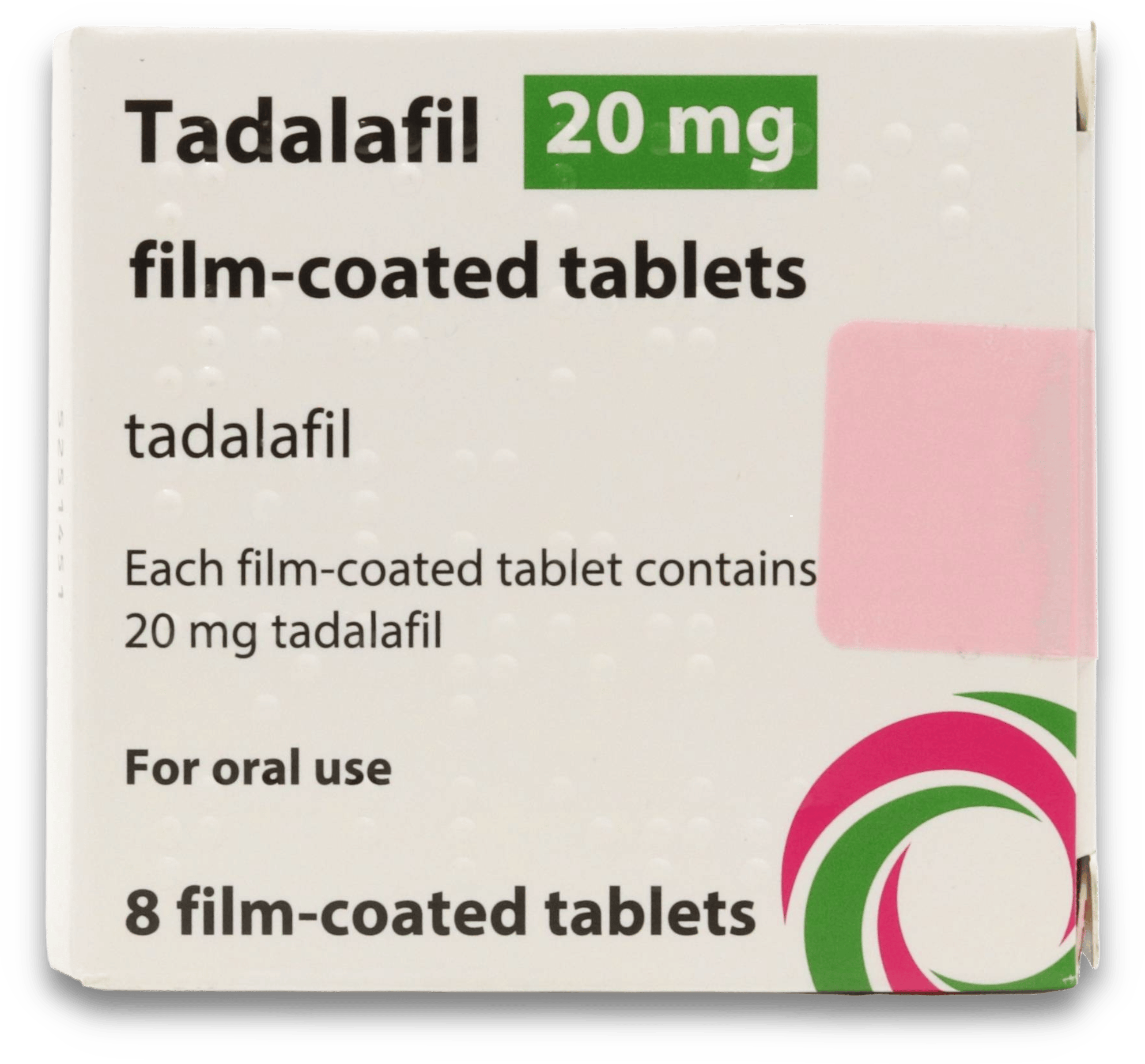 SUN-Pharma Tadalafil 20mg 8 tablets