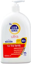 Sunsense Ultra SPF50 Sunscreen 500ml