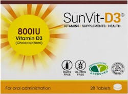 SunVit-D3 800IU 28 Tablets