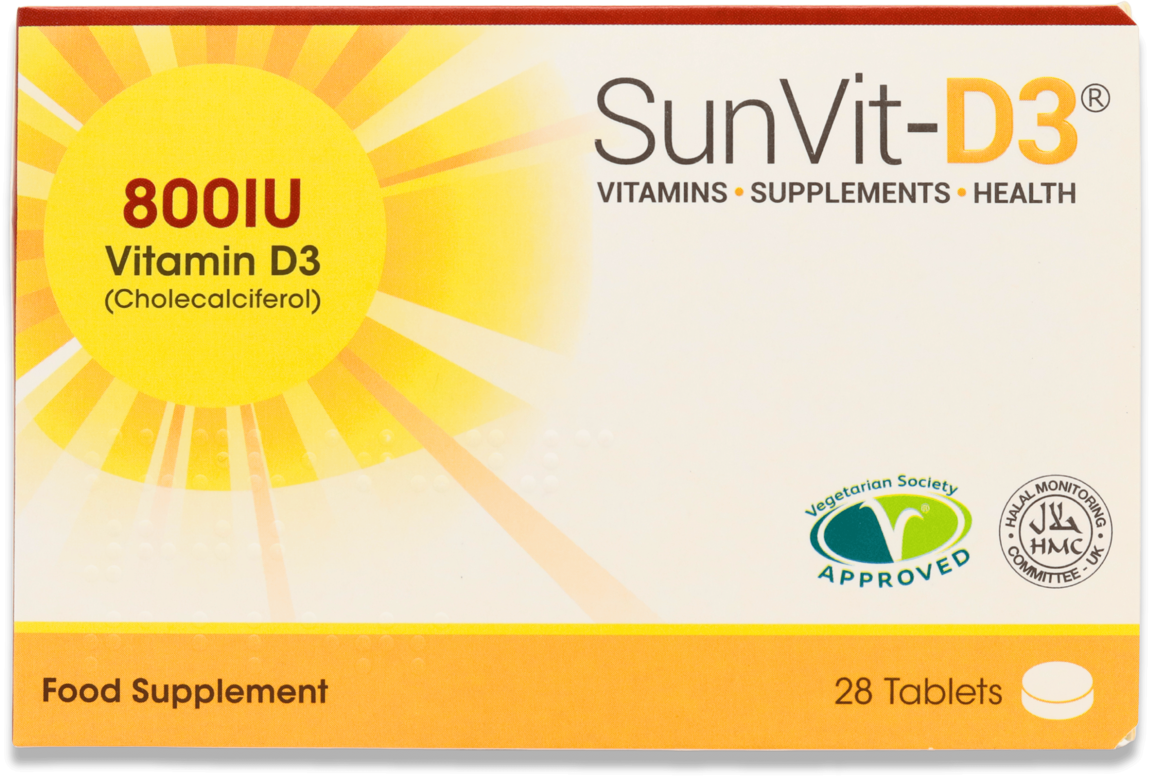 SunVit-D3 800IU 28 Tablets