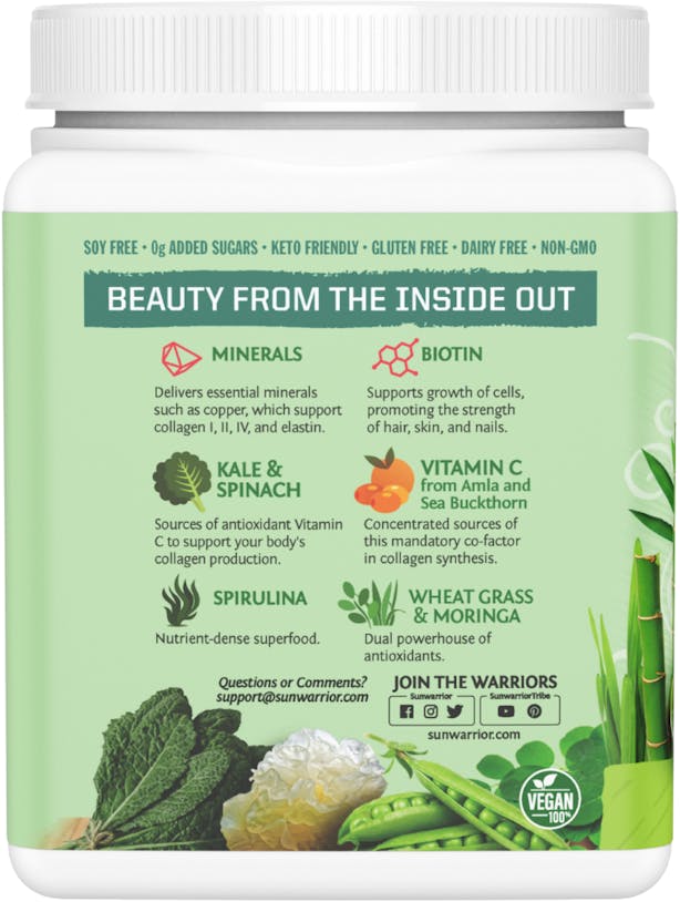Sunwarrior Beauty Greens Unflavored - 2