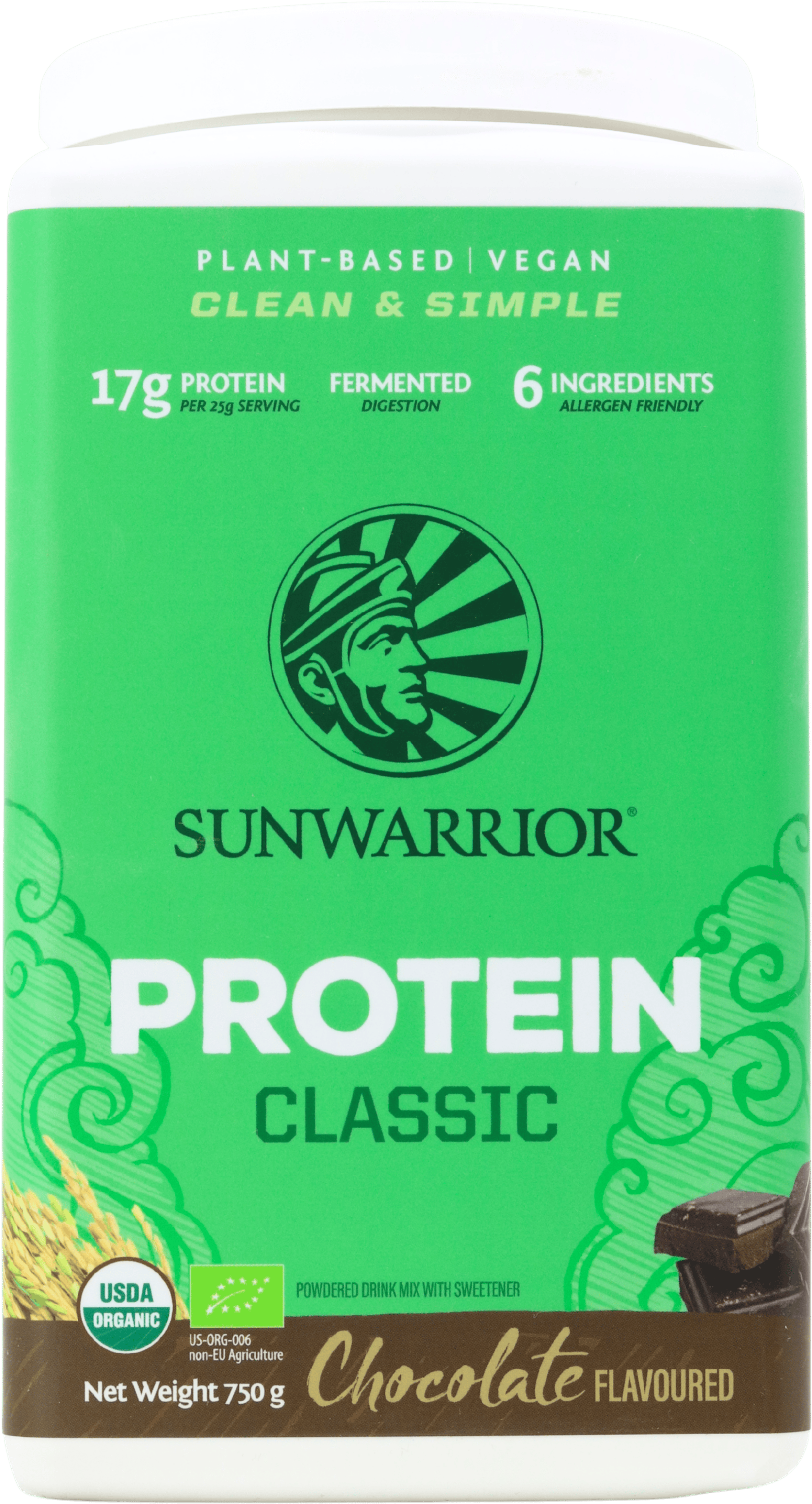 SunWarrior Protein Classic Chocolate 750g