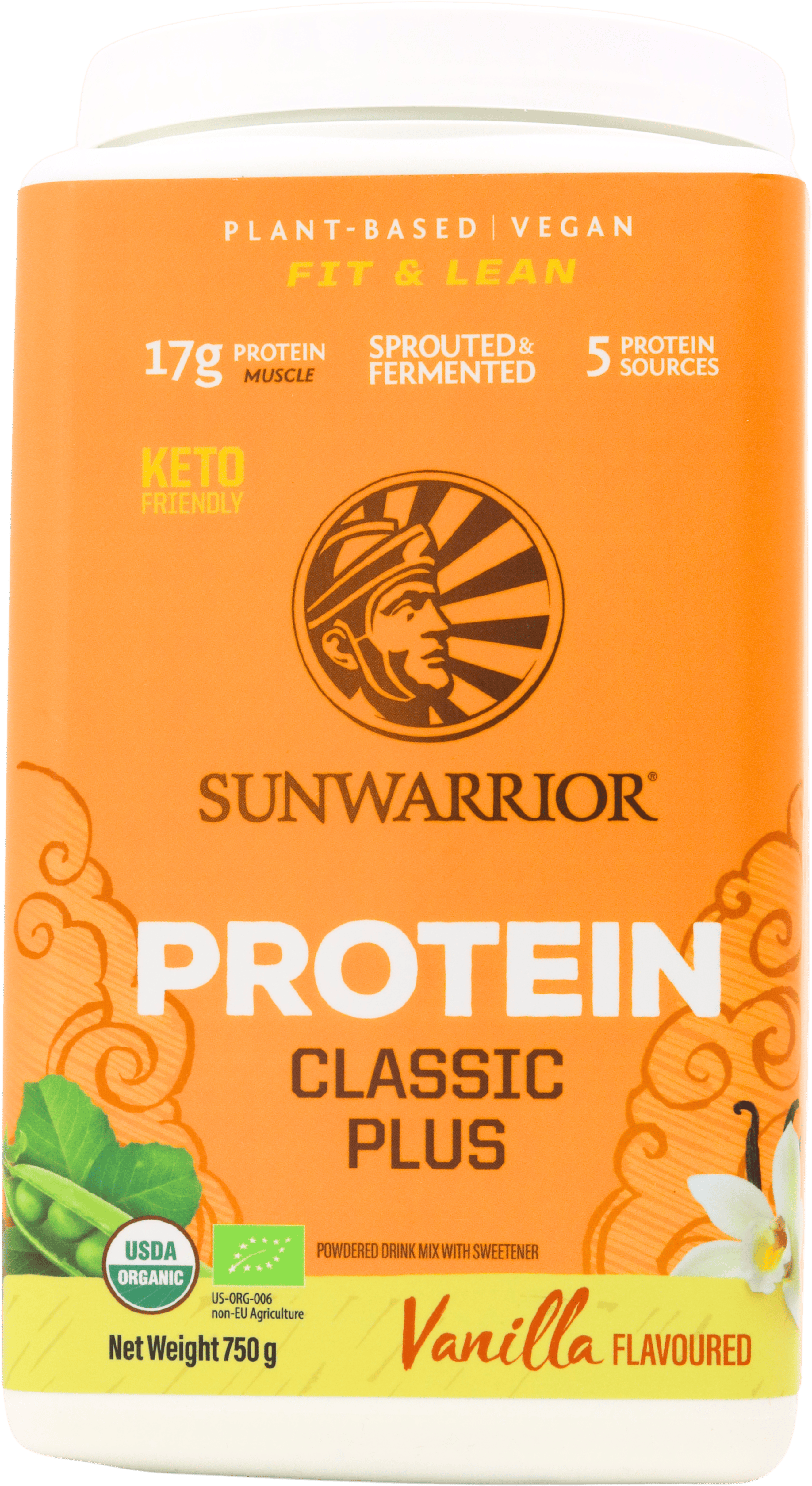 SunWarrior Protein Classic Plus Vanilla 750g