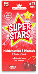 Nature's Aid Super Stars Multivitamin & Minerals 60 Chewable Tablets