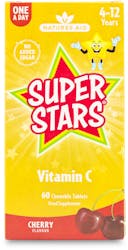 Nature's Aid Super Stars Vitamin C 60 Chewable Tablets