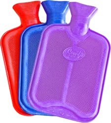 Sure Hot Water Bottle Ribbed Rubber
