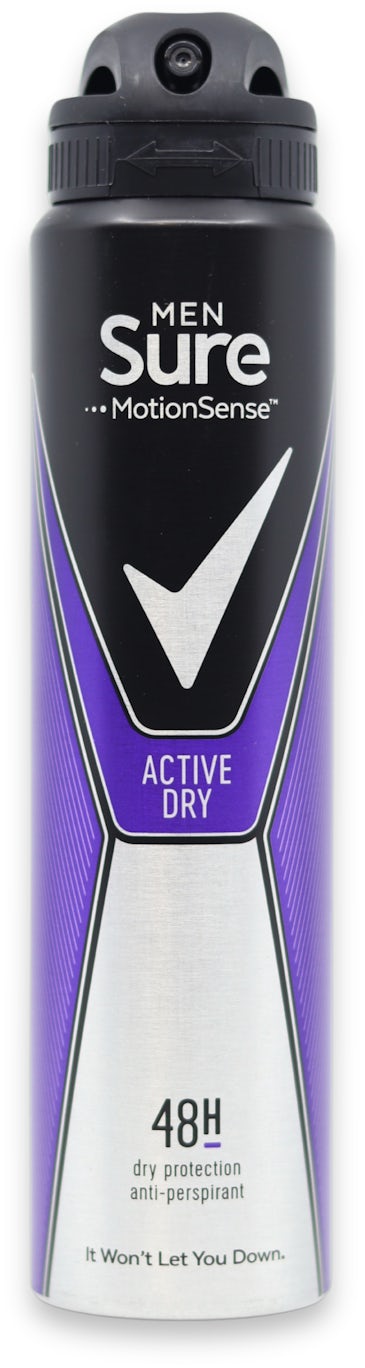 Sure Men Active Dry Antiperspirant Deodorant 250ml