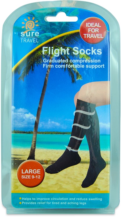 sure travel flight socks