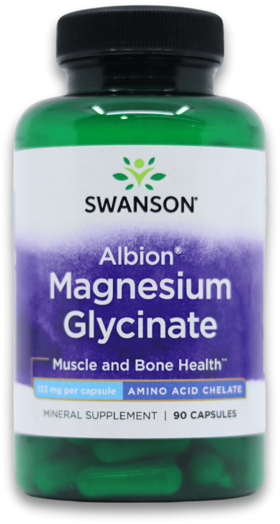 Swanson Albion Magnesium Glycinate 133mg 90 Capsules