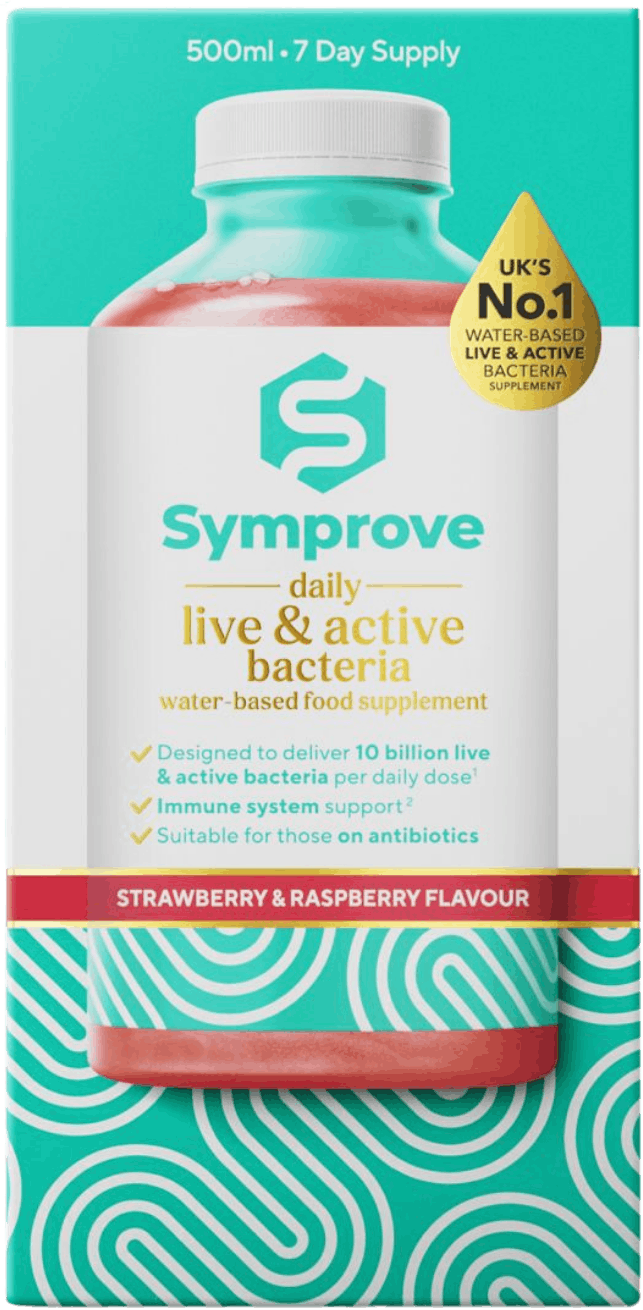 Symprove Daily Live & Bacteria Supplement Strawberry & Raspberry 500ml