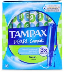 Tampax Compak Pearl Super 16 pack