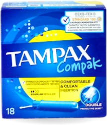 Tampax Compak Regular Tampons 18's