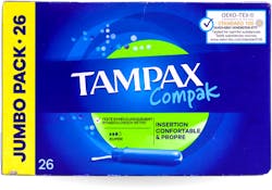 Tampax Compak Super Tampons 26 pack