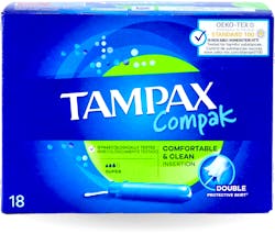 Tampax Compak Super Tampons 18's