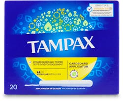 Tampax Regular Tampons 20 Pack