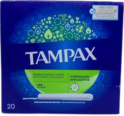 Tampax Super Tampons with Applicator 20 Pack