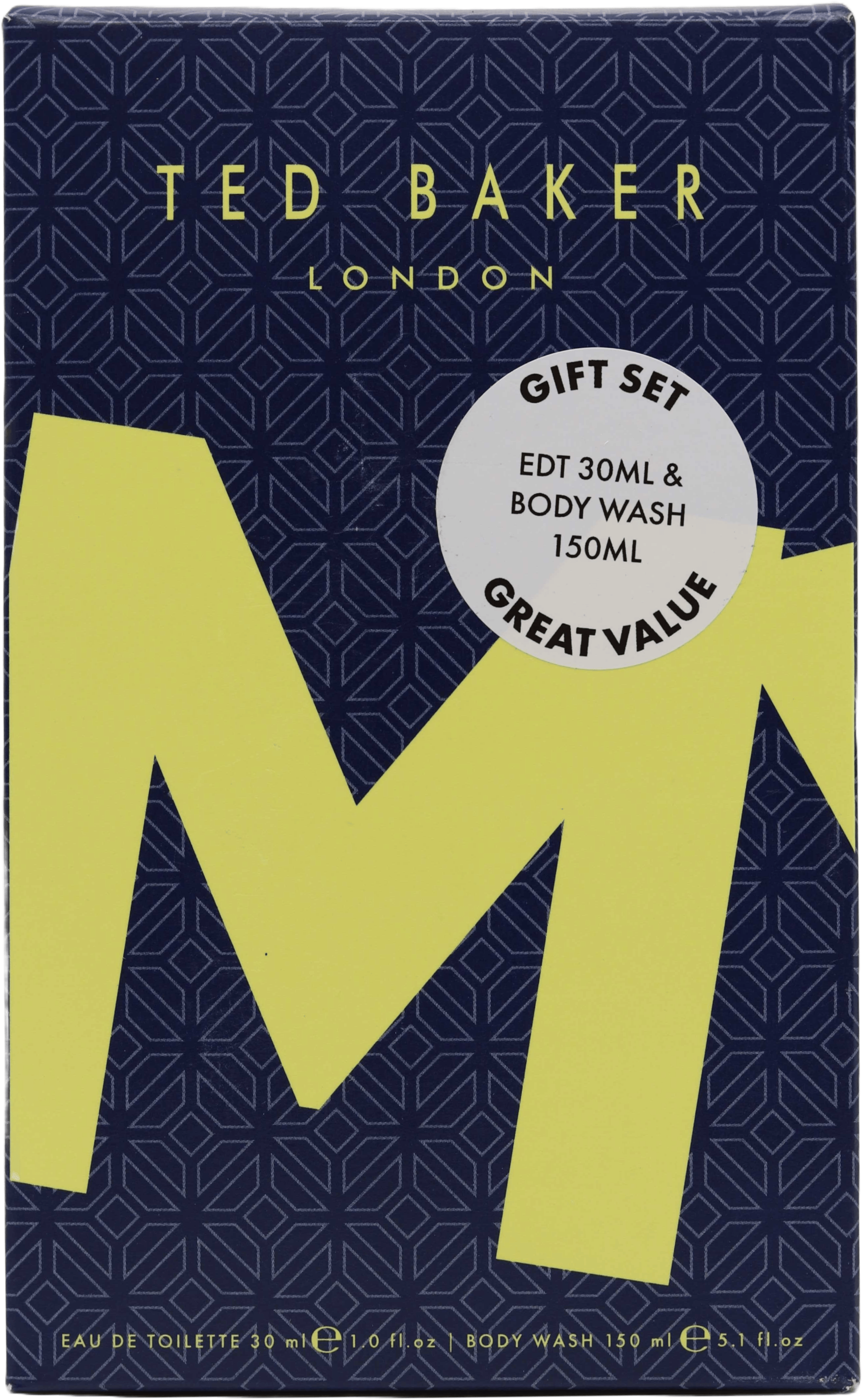 Ted Baker Men's 30ml Eau de Toilette & 150ml Body Wash Gift Set