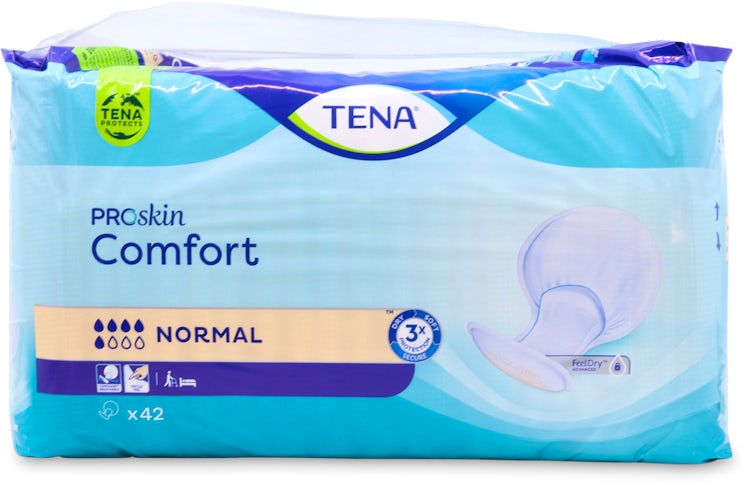 TENA Comfort Normal  Large shaped incontinence pad