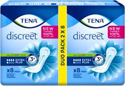 Tena Extra Plus Discreet Duo 2x8 pack