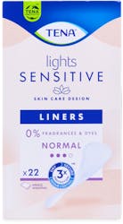 Tena Lady Lights Single Wrapped Liner 22 pack