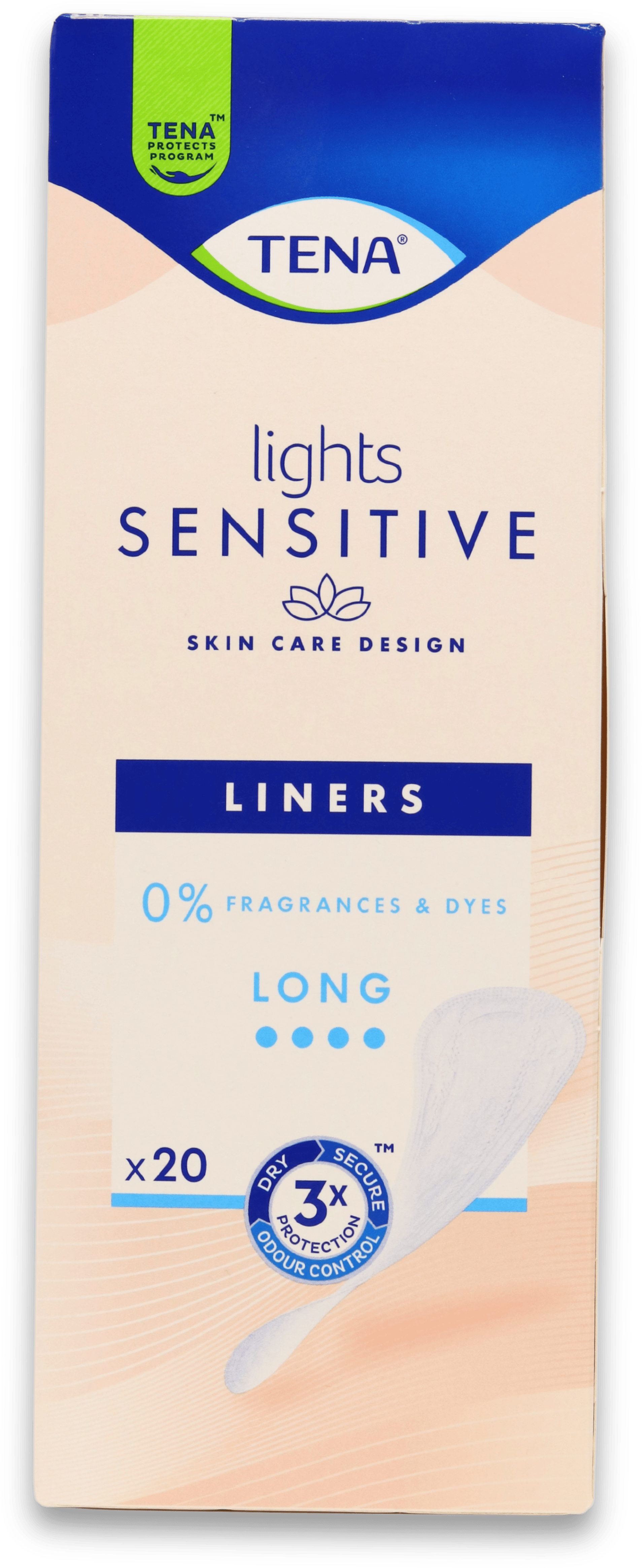 Tena Lights Sensitive Long Liner 20 Pack