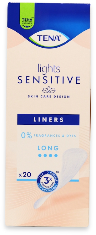 lights by TENA Long Incontinence Liners 20 Pack